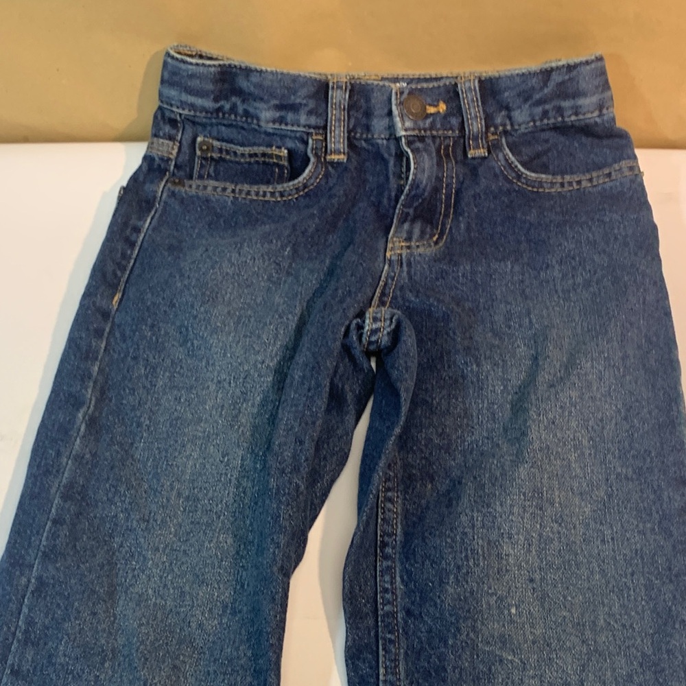 Cat & Jack Relaxed Straight Leg Blue Denim Jeans Size 10 Girls/Youth